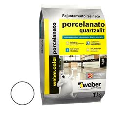 Rejunte Para Porcelanato Saco Com 5kg Branco - Ref.0110.00000.0030FD - QUARTZOLIT