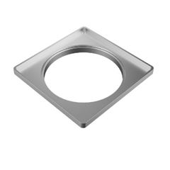 Porta Grelha Quadrado PVC 100mm Prata - Ref. 27611249 - TIGRE