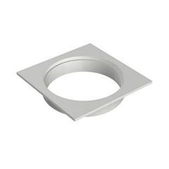 Porta Grelha Quadrado para Grelha Redonda PVC 100mm Branco - Ref. 27591167 - TIGRE