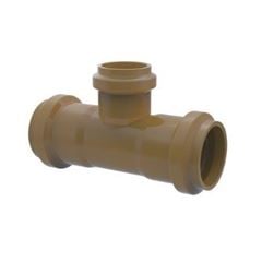 Tê de Redução PVC DE110x60mm PBA JE BBB - Ref. 23377527 - TIGRE