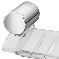 Saboneteira de Parede em Metal Single Cromado - Ref. 00158606 - DOCOL