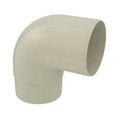 Joelho Circular PVC 90g Aquapluv Style e Beiral Bege - Ref.32158960 - TIGRE 