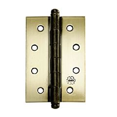 Dobradiça Aço 3x2.1/2 Cartela com 3 880 Ferro Zincado Oxidado Envernizado - Ref.93836 - SILVANA