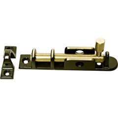Ferrolho Latão 12cm Naval 520 Cartela com 1 Oxidado - Ref.96967 - SILVANA 