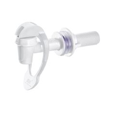 Torneira de Filtro Plástico Alavanca Inferior Cartela 1119 Branca - Ref. 1363 - HERC