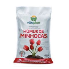 Adubo Humus de Minhoca 2Kg Nutriplan - Ref. 8001108-U VITAPLAN