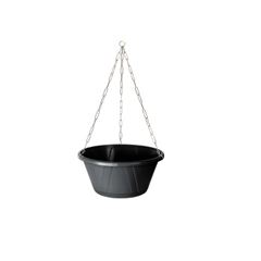 Vaso de Plástico 26cm Número 2 com Corrente Redondo  Preto - Ref.6300204-07 - NUTRIPLAN