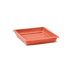 Prato Plástico 8cm Mini para Vaso Quadrado Floreira Cerâmica - Ref. 6000301-03 - NUTRIPLAN