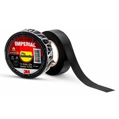 Fita Isolante 3M Imperial 18mmx20m Preta - Ref.HB004216360 - 3M