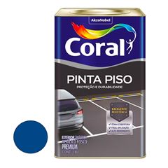 Tinta Acrílica Fosca Pinta Piso 18L Azul CORAL/ REF. 5202463