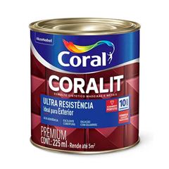 Tinta Esmalte Sintético Alto Brilho Coralit Ultra Resistência 225ml Azul Mar CORAL / REF. 5202702