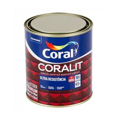 Tinta Esmalte Sintético Acetinado Coralit Ultra Resistência 900ml Branco CORAL/ REF. 5202768