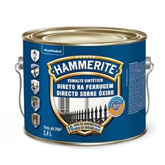 Tinta Esmalte Sintético Brilhante Hammerite 2,4L Amarelo CORAL / REF. 5202882