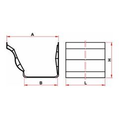 Calha em Pvc 132mm 3m Aquapluv Style para Beiral Branca TIGRE / REF. 13029377