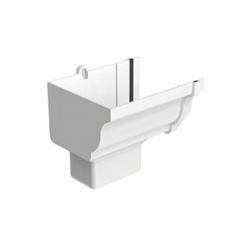 Bocal Retangular Esquerdo PVC 132x65mm Aquapluv Style Branco - Ref. 32029949 - TIGRE