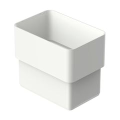 Acoplamento Retangular PVC Aquapluv Style Branco - Ref. 32198929 - TIGRE