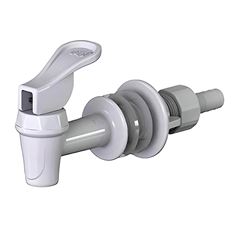 Torneira para Filtro Branca Alavanca Superior com Adaptador 3/4 HERC / REF. 01002