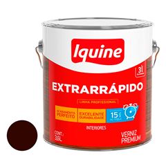Verniz Alto Brilho 3,6L Extrarrápido Nogueira IQUINE / REF. 19105601R