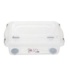 Organizador Plástico 8,6 Litros Top Stock Transparente SANREMO / REF. 960