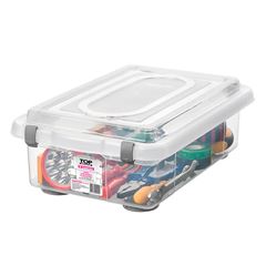 Organizador Plástico 8,6 Litros Top Stock Transparente SANREMO / REF. 960