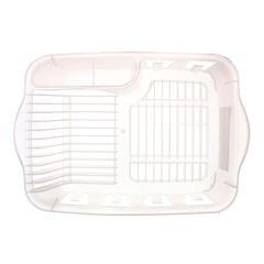 Escorredor Plástico 45,8x10,5cm para Louças Transparente SANREMO / REF. 354