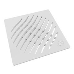 Grelha PVC 150mm Quadrada  Branca - Ref.27505040 - TIGRE 