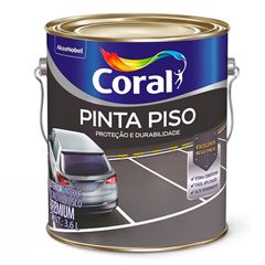 Tinta Acrílica Fosca Pinta Piso 3,6L Cinza Escuro CORAL/ REF. 5202460