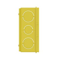 Caixa de Luz Plástica 4x2 Tigreflex Amarela - Ref.33043554 - TIGRE