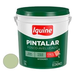 Tinta  Vinil Acrílica Fosco Aveludado 3,6 litros Pintalar Verde Primavera IQUINE / REF.79303901R