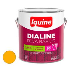 Tinta Esmalte 3,6L Dialine Seca Rápido Amarelo IQUINE / REF. 62206501