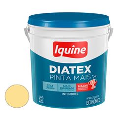 Tinta Acrílica Fosca Diatex Pinta Mais 3,6L Amarelo Canário IQUINE / REF. 50302201