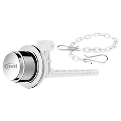 Botão Lateral Plástico para Caixa Acoplada Acionador Cromado - Ref. 9581 - CENSI