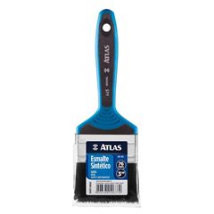 Trincha Dupla com Cerdas Pretas Longas 2.1/2 Polegadas para Esmalte Sintético ATLAS/ REF. 445/7