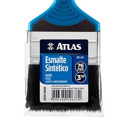 Trincha Dupla com Cerdas Pretas Longas 2.1/2 Polegadas para Esmalte Sintético ATLAS/ REF. 445/7