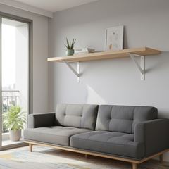 Suporte para Prateleira Mão Francesa em Aço 50cm Reforçado Branco - Ref.08154.005 - PRAT-K