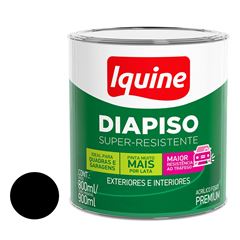 Tinta Acrílica 900ml Fosco Diapiso Preto IQUINE / REF.88305704