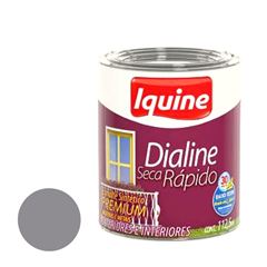 Tinta Esmalte Alto Brilho Dialine Seca Rápido 112,5ml Alumínio IQUINE / REF. 62201132