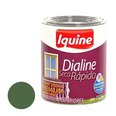 Tinta Esmalte Alto Brilho Dialine Seca Rápido 112,5ml Verde Folha IQUINE / REF. 62203432