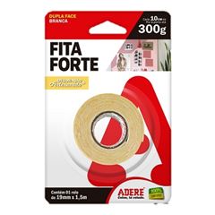 Fita Dupla Face 19mmx1,5m Forte para Decoração e Artesanato - Ref. 26016109642 - ADERE