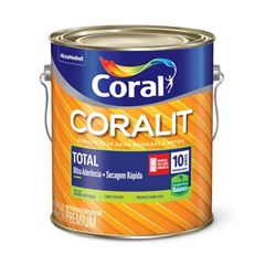 Tinta Esmalte Sintético Brilhante Coralit Total 3,6L Branco Gelo CORAL/ REF. 5202889