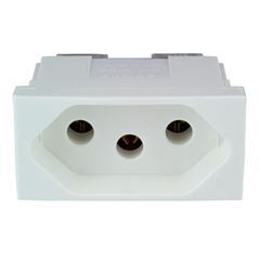 Módulo de Tomada 2P + T 20A Plus Branco PIAL / REF. 615060