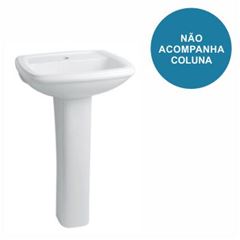 Lavatório para Coluna Fit 52x43cm Branco - Ref.1660060011300 - CELITE