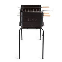 Churrasqueira em Aço com Espeto e Grelha Montana Preto - Ref.003005 - MOR