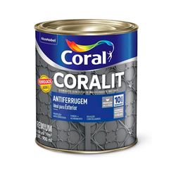 Tinta Esmalte Sintético Brilhante Coralit Antiferrugem 900ml Branco CORAL / REF. 5203030