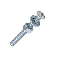 Parafuso em Aço para Máquina 3/16x1/2 Cartela com 5 peças Viva - Ref. 2209 - BEMFIXA 