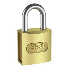 Cadeado Latonado 25mm - Ref.00101 - STAM