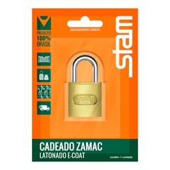 Cadeado Latonado 25mm - Ref.00101 - STAM