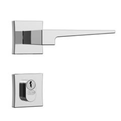 Fechadura Externa Alavanca Roseta Quadrada 3200 Classic Cromada - Ref. 30025 - STAM