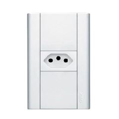 Tomada Modular 4x2 2P+T 10A Branco - Ref.05214294 - FAME