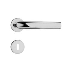 Fechadura Interno com Roseta Redonda Luma Inox Polido PADO / REF. 54018618